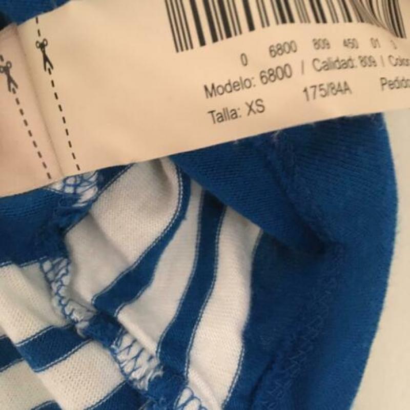Massimo Dutti blauw t-shirt maat xs / s