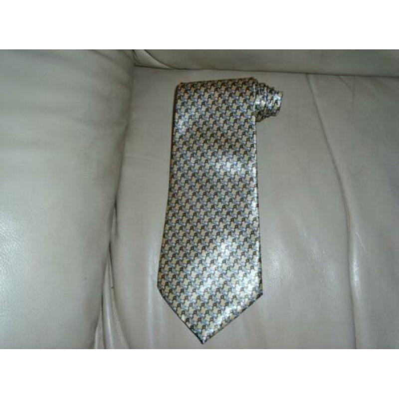 Stropdas Krawat handmade 100 % silk zijde Thailand als nieuw
