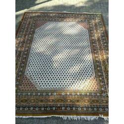 6, Tapijt, kleed, handgeknoopt, wol, vintage