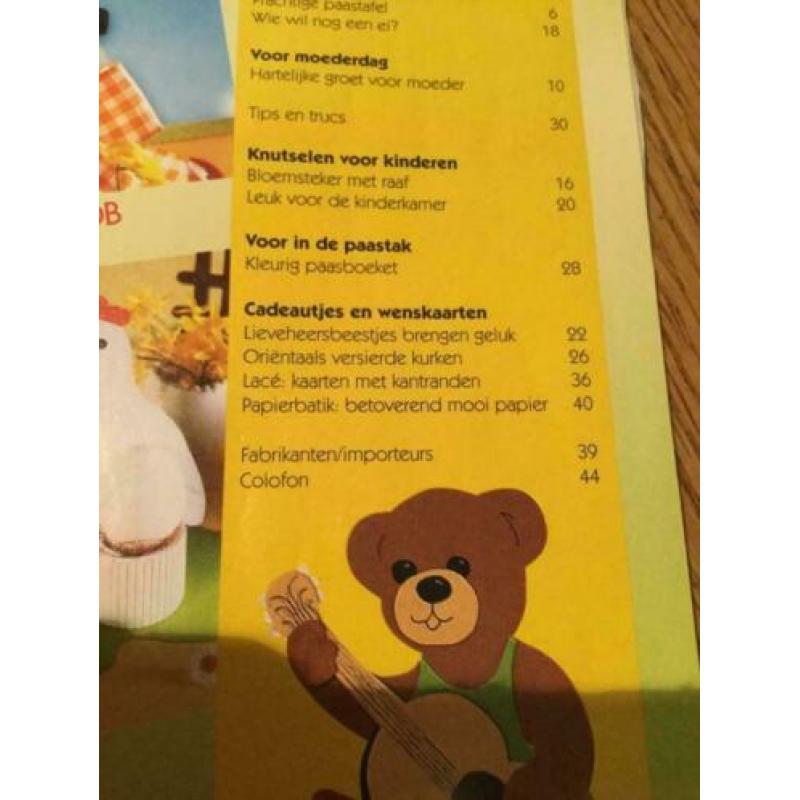 Nieuwe Knutselwereld Voorjaar en Pasen met werkbladKnutselwe