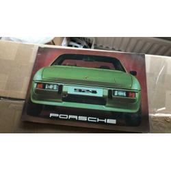 Porsche 924 prospekt plus technische daten