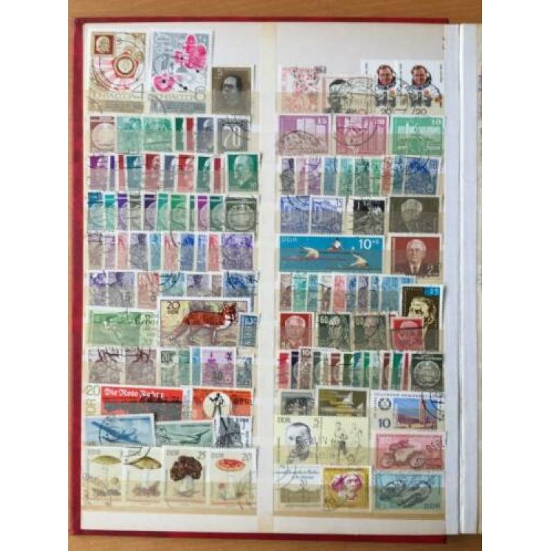 A4 album postzegels Europa Luxemburg DDR Ierland Helvetia GB