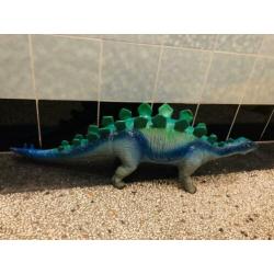XL dinosaurus, grote speelgoed dino, blauw groen