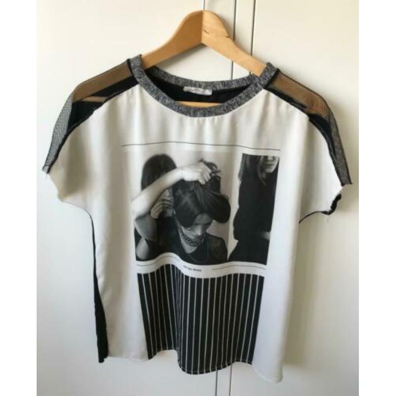 Top met print - ZARA maat S/M