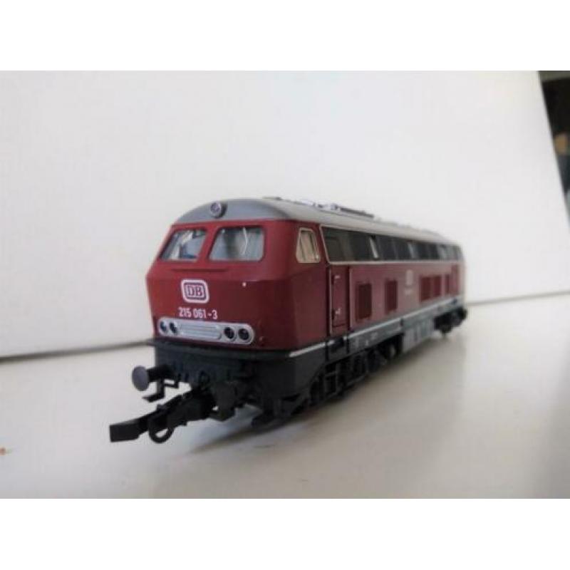 H0 treinen ROCO DB215 - Rood
