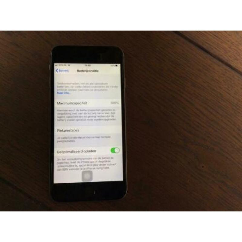 iPhone 6 s 64 gb geheugen 100% accu homebutton defect