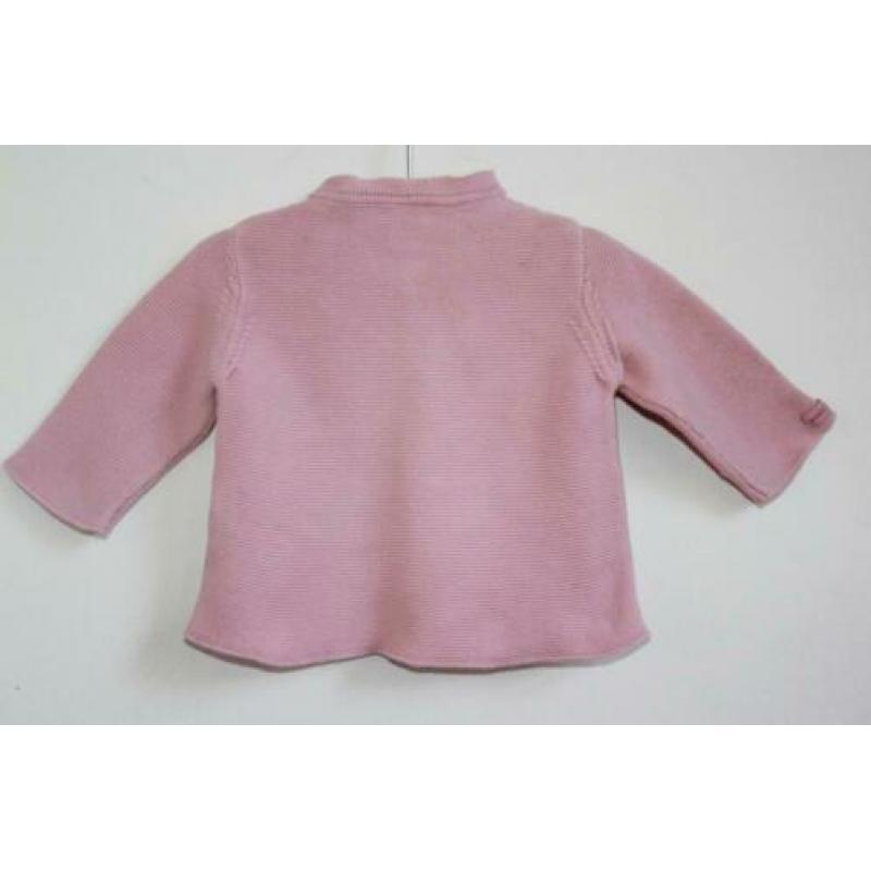 Roze vestje van Petit Bateau maat 62 (9496)
