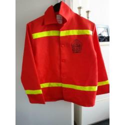 Carnaval verkleed Brandweerpak