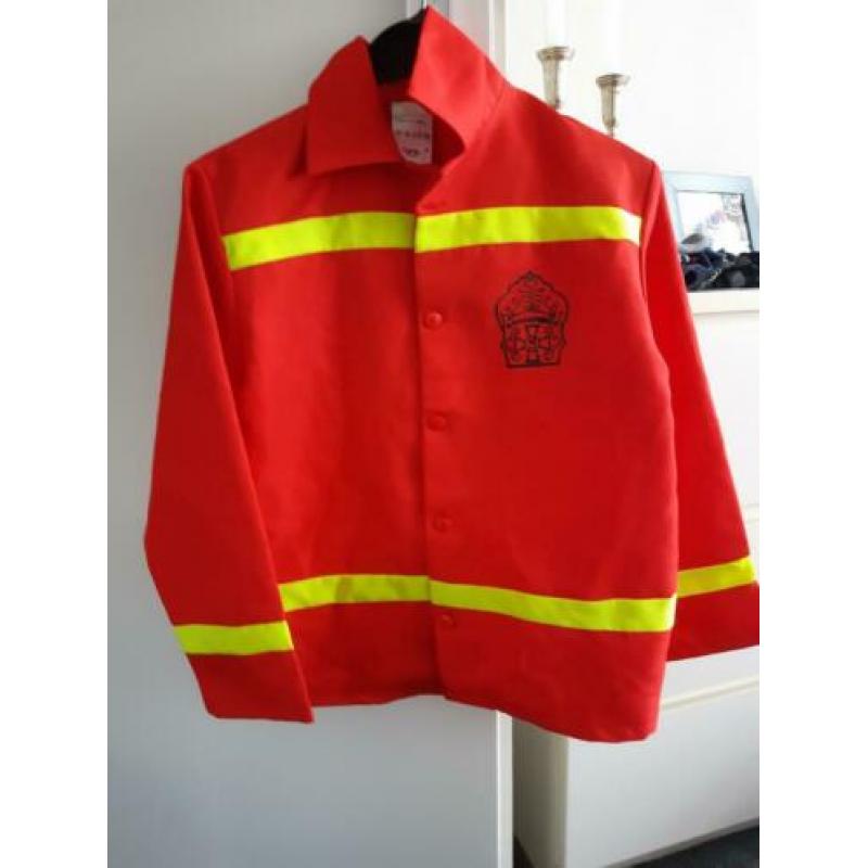 Carnaval verkleed Brandweerpak