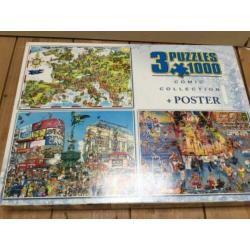 3 in een puzzel + poster