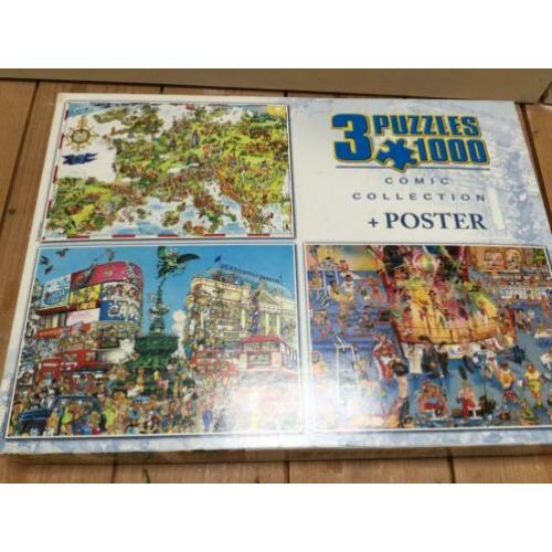 3 in een puzzel + poster