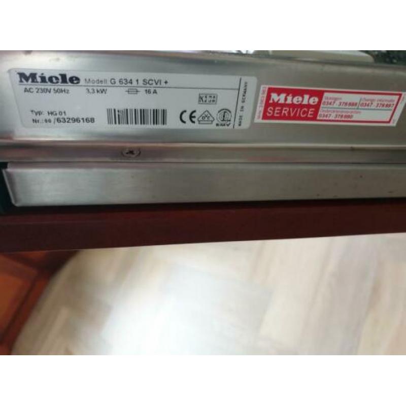 Miele inbouw vaatwasser