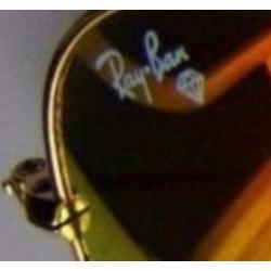 Ray- Ban Aviator zonnebril met spiegelglazen, zeldzaam uniek