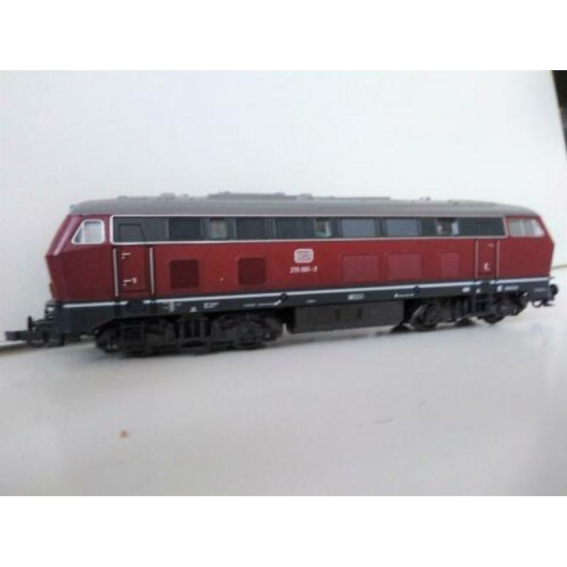 H0 treinen ROCO DB215 - Rood