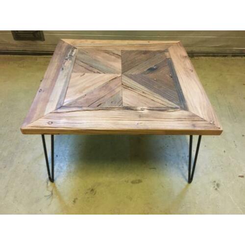 Nieuwe salontafel teakhout 70x70 gratis thuisbezorgd