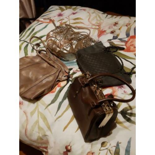 4 hele mooie luxe trendy dames tassen