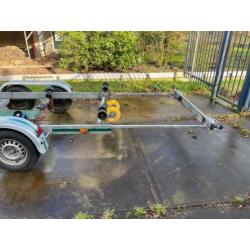 wick boottrailer voor boot van 3,5 tot 8 meter lang