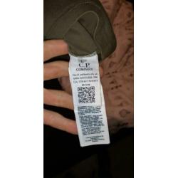 CP Company shirt groen met opdruk. Maat L. Nieuw