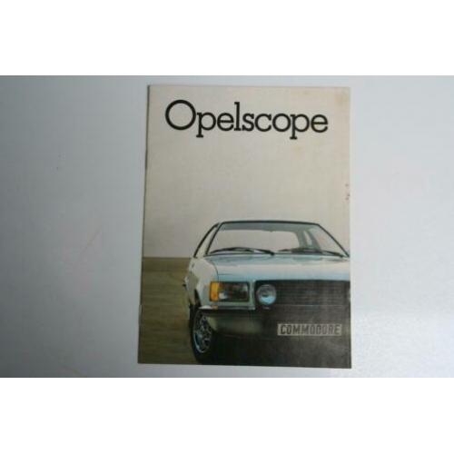 Opel boekje 'Opelscope' 1970 (11)