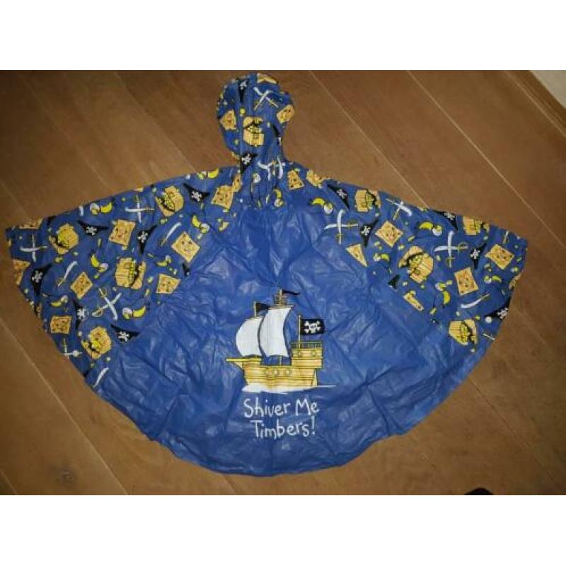 Bugzz kids poncho piraat 3-6 jaar