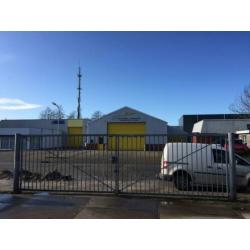 Heras poort draaipoort 7 meter.