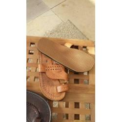 Marokkaanse slippers van echt leer Nieuw
