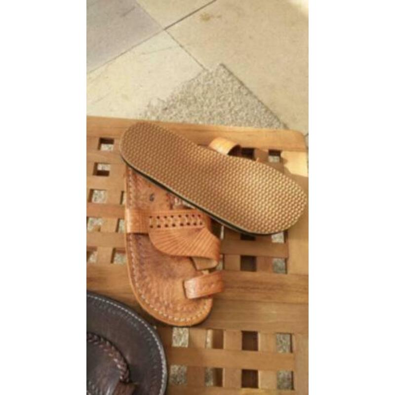 Marokkaanse slippers van echt leer Nieuw