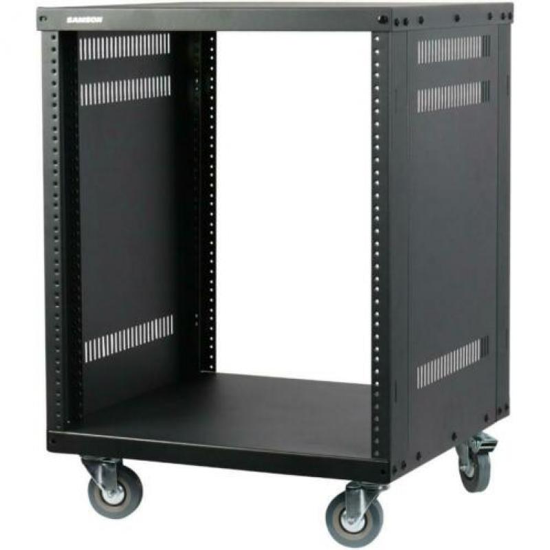 Samson SRK-12 rack (19 inch 12U) op wielen