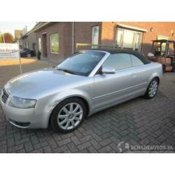 Audi A4 18 turbo CABRIOLET s line (bj 2004, automaat)