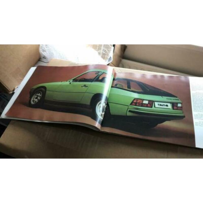 Porsche 924 prospekt plus technische daten