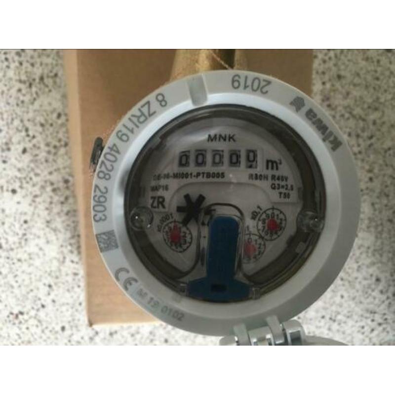 Watermeter zenner 16515, 2,5 10l , nieuw in doos