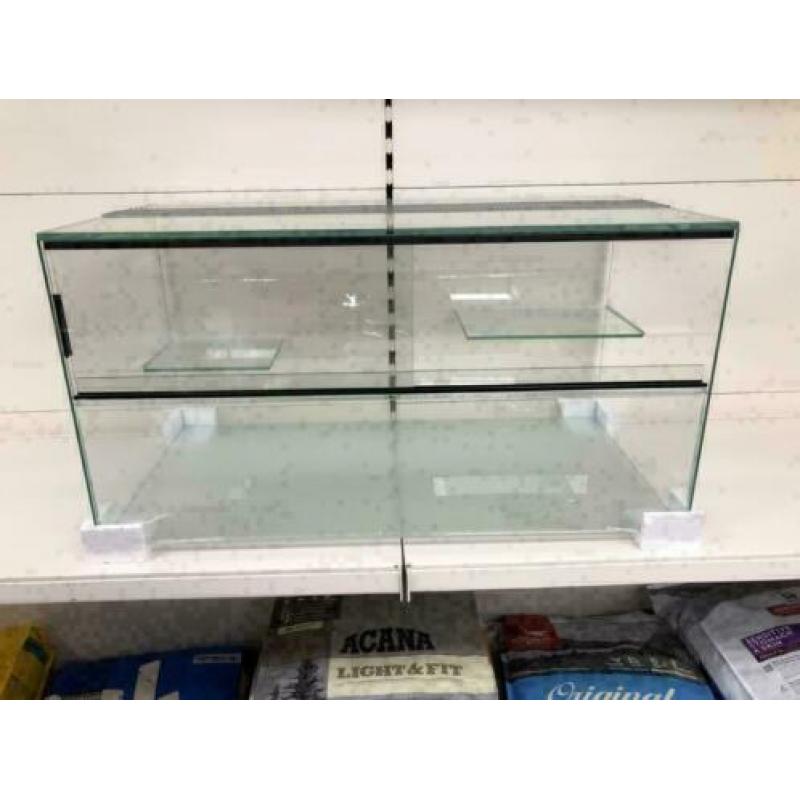 Nieuw knaagdier terrarium 80x40x40 met plateaus