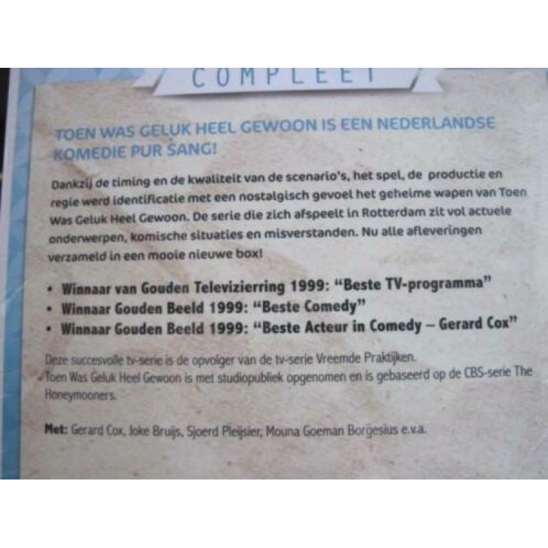 Toen was geluk heel gewoon / DVD Box