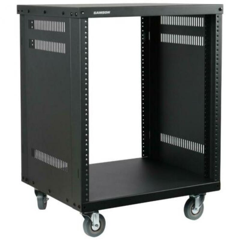 Samson SRK-12 rack (19 inch 12U) op wielen