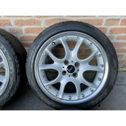 Orig. Set Mini Cooper S 17 inch R56 velgen 205 45 17 4x100