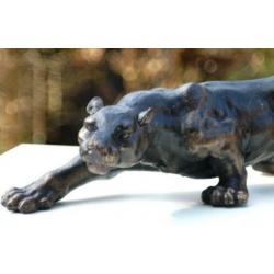 Beeld Panter Luipaard Brons Nieuw
