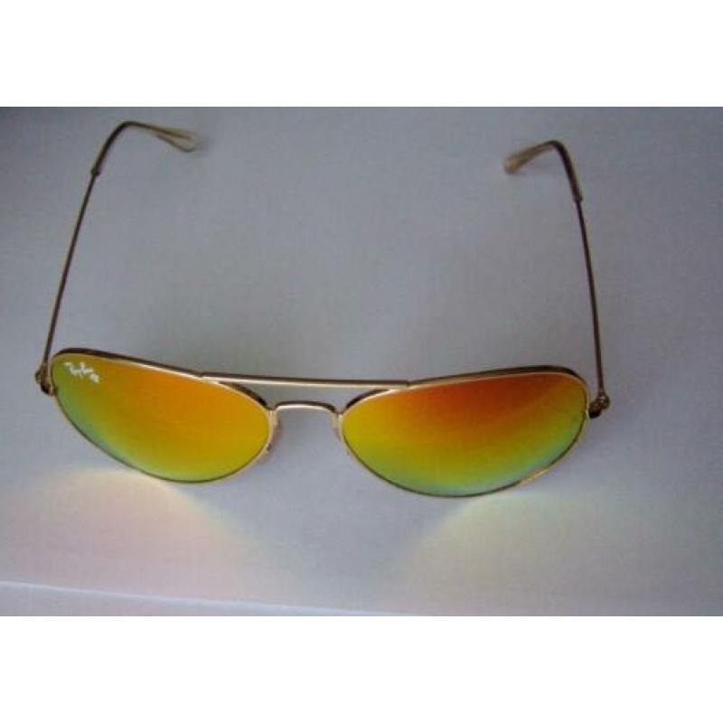 Ray- Ban Aviator zonnebril met spiegelglazen, zeldzaam uniek