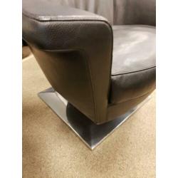 Nieuw Molinari Giulietta Draaifauteuil Zwart Leer Stoel