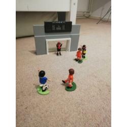 Playmobile 4725 meeneem voetbalveld met uitbreiding
