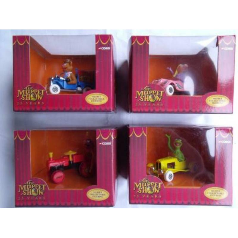 Corgi The Muppet Show Kermit Fozzie Miss Piggy Die-Cast hsmi