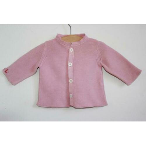 Roze vestje van Petit Bateau maat 62 (9496)