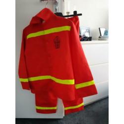Carnaval verkleed Brandweerpak