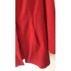 Rode blazer lang colbert Zara maat Xl zomerjas