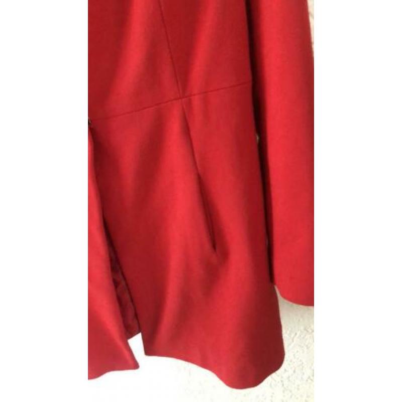 Rode blazer lang colbert Zara maat Xl zomerjas