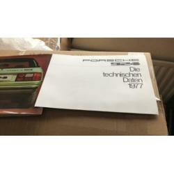 Porsche 924 prospekt plus technische daten