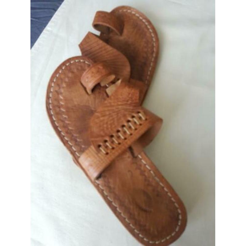 Marokkaanse slippers van echt leer Nieuw