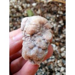 Zeldzame roze amethist, pink Amethist geode