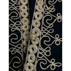 Vintage velvet afghan Afghaanse gilet waistcoat