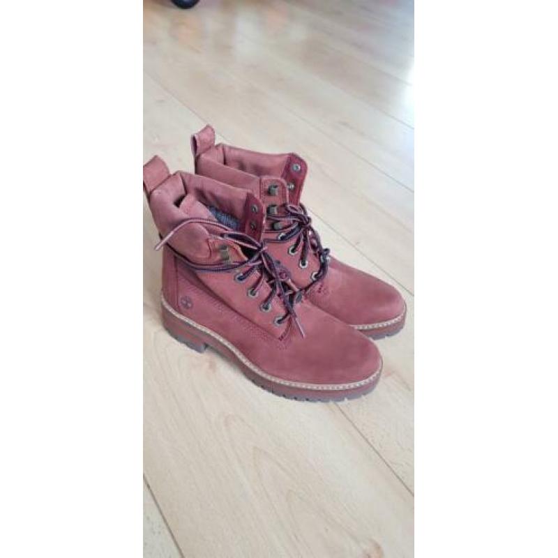 Timberland boots schoenen mt 37 bruin suede leer NIEUW