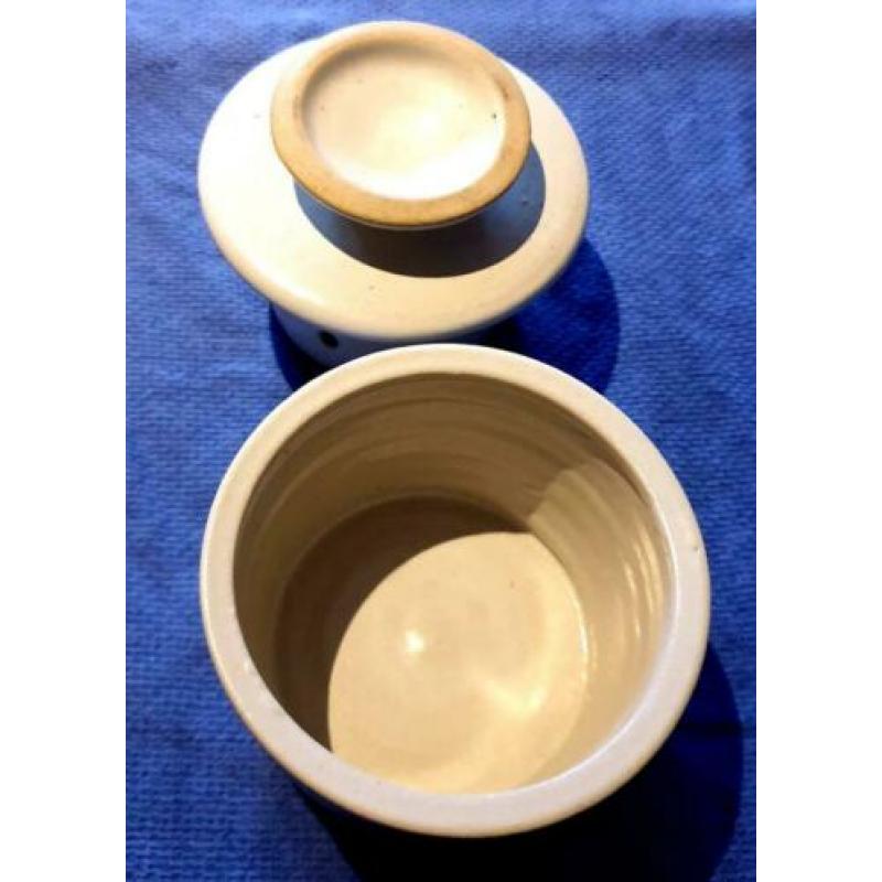 Botervlootje (Frans model), wit aardewerk
